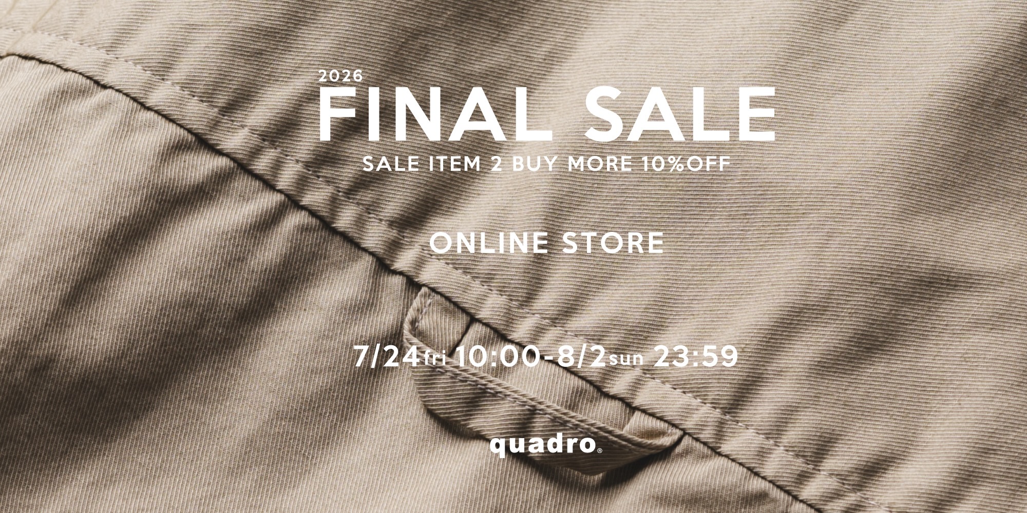 quadro (クオドロ) 公式サイト | オンラインストア