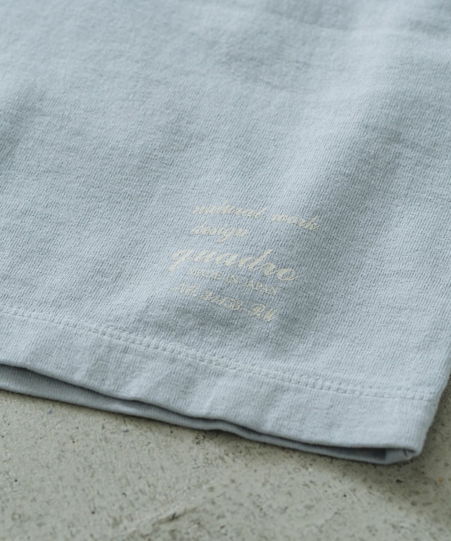 40/2CM天竺クルーネックtee | quadro (クオドロ) 公式サイト