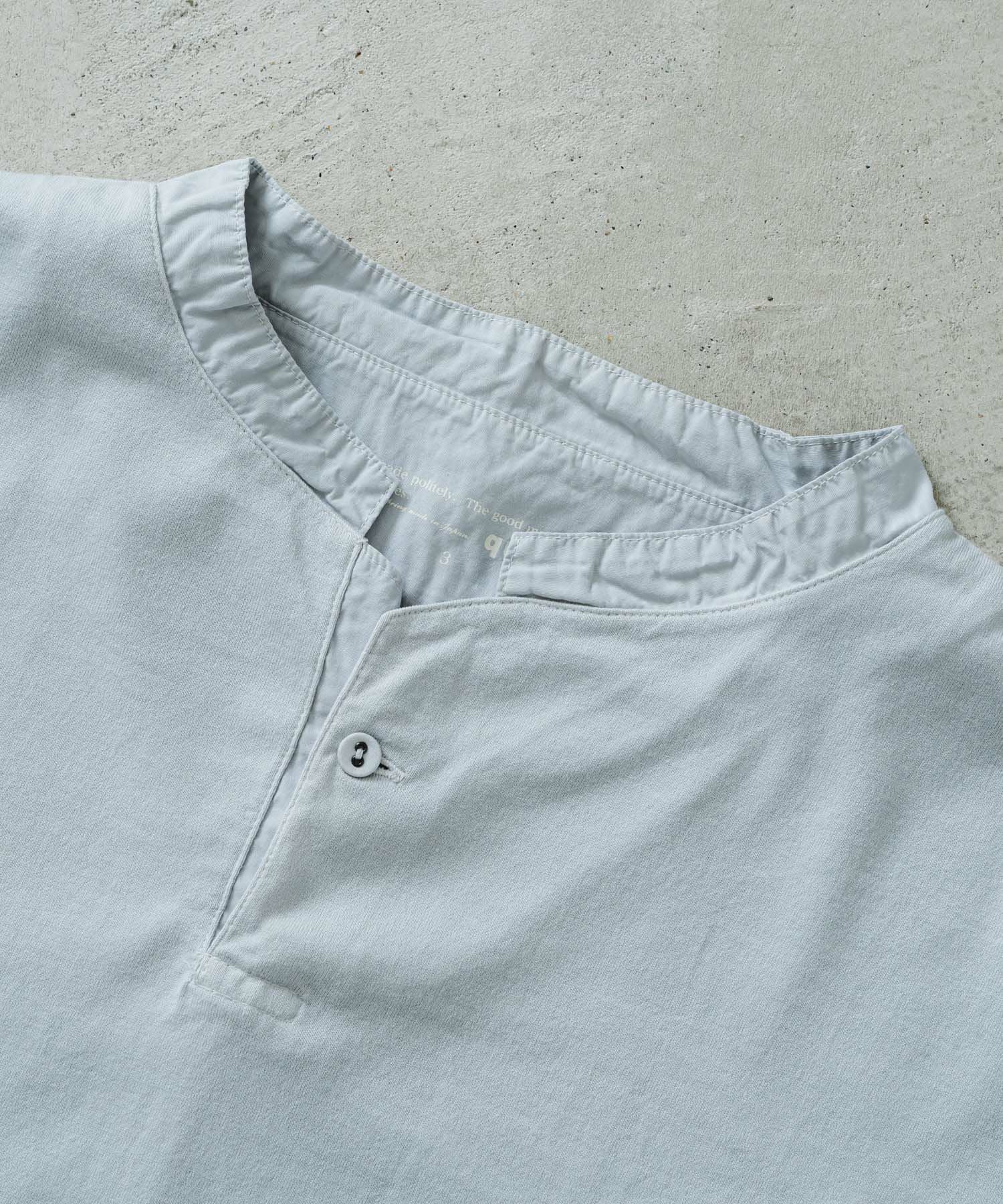 ヘンリーネックプルオーバー quaranciel:〈手洗い可能〉シルク ミックス ヘンリーネック ニット