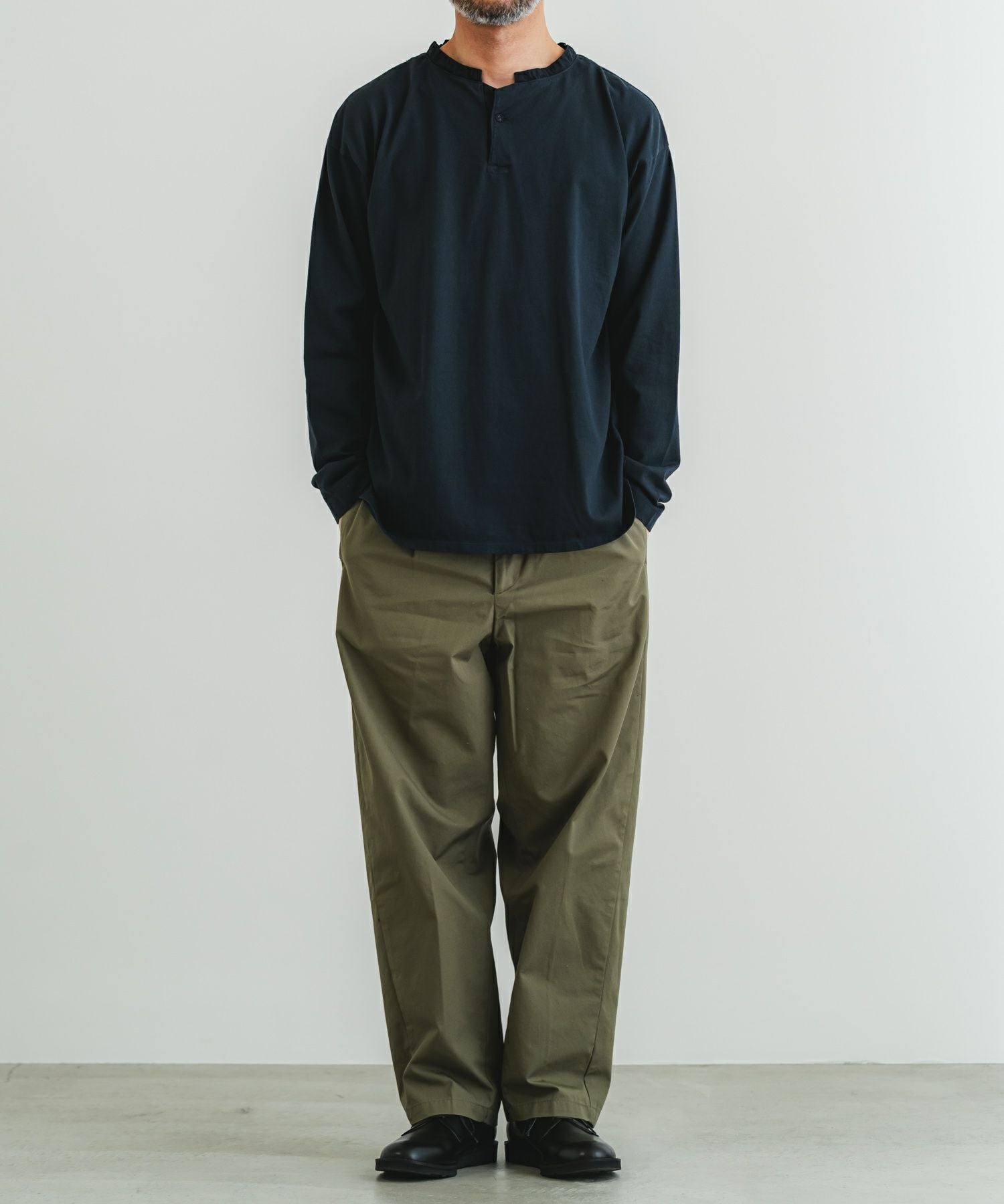 ヘンリーネックプルオーバー Spick & Span｜《新色有り / 追加》2枚SETヘンリーネックプルオーバー