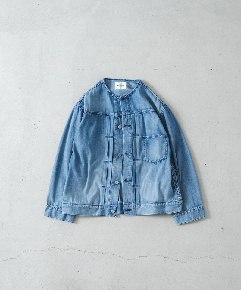 7oz甘織デニムジャケット ミディアムウォッシュ