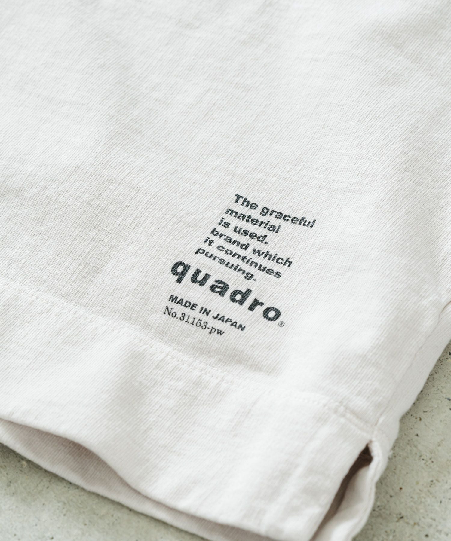 スーパーインレイ7分袖ボートネックプルオーバー【WOMEN】 | quadro