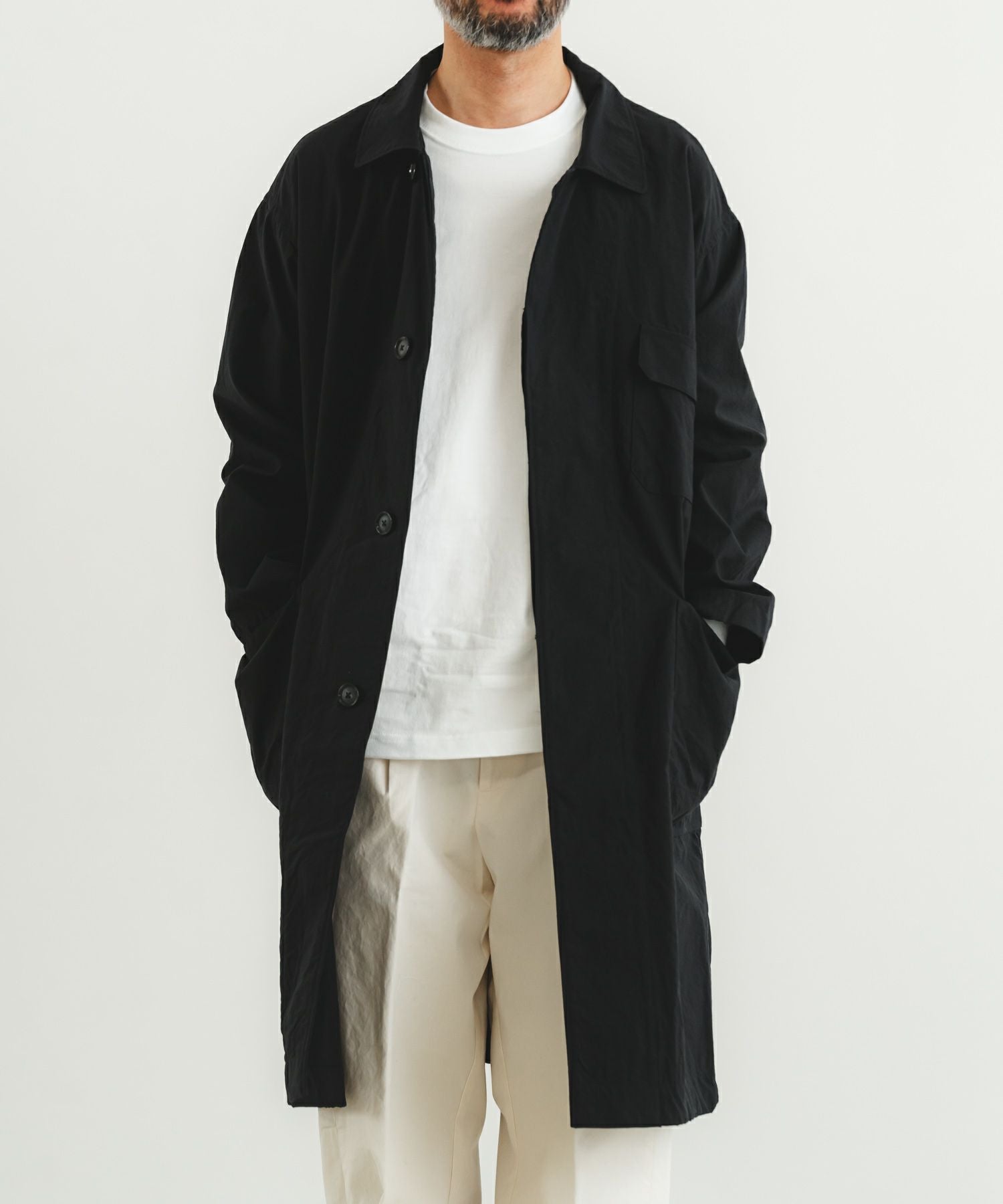 ビンテージナイロンオックスワークコート【MEN】 | quadro (クオドロ