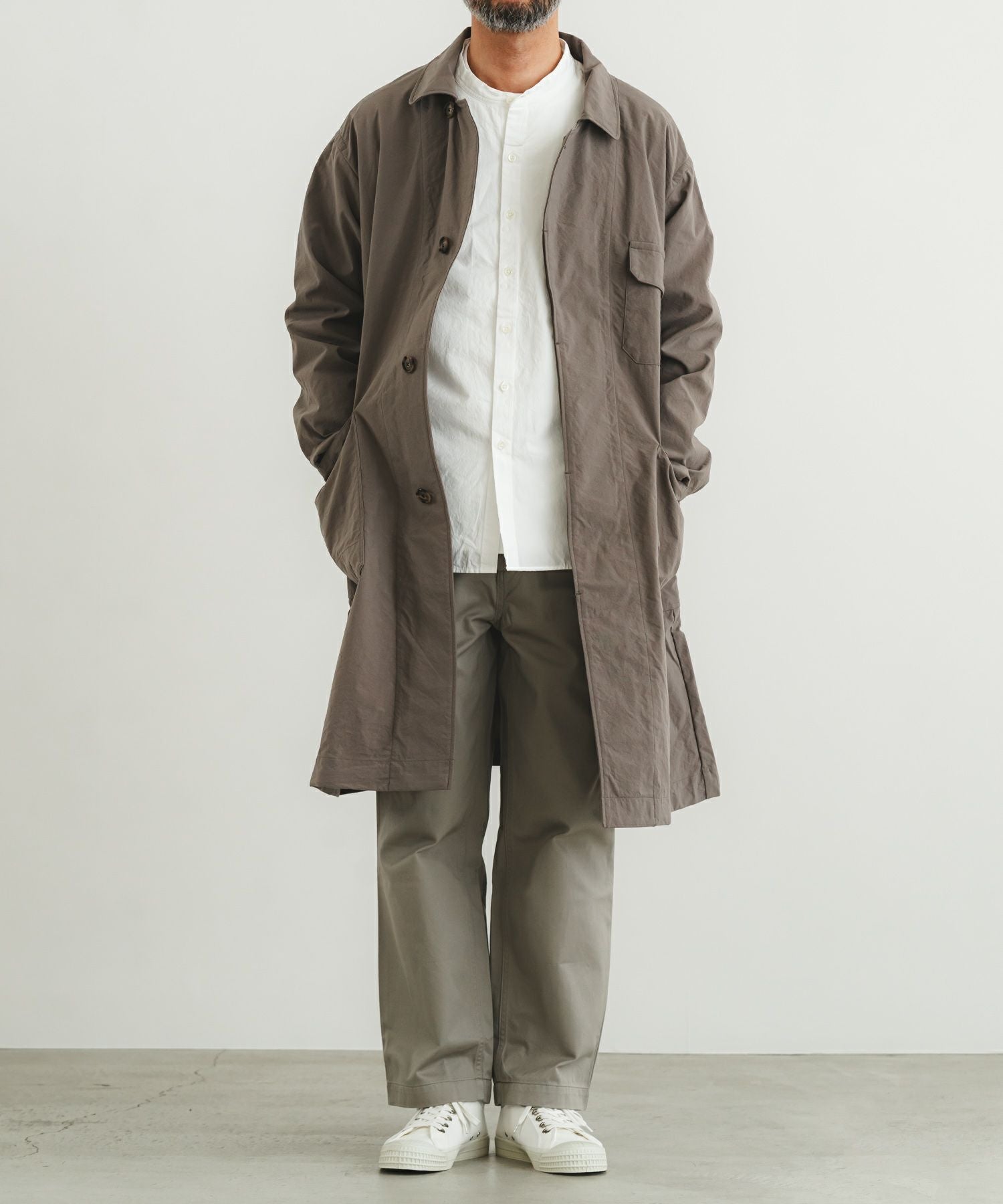 ビンテージナイロンオックスワークコート【MEN】 | quadro (クオドロ
