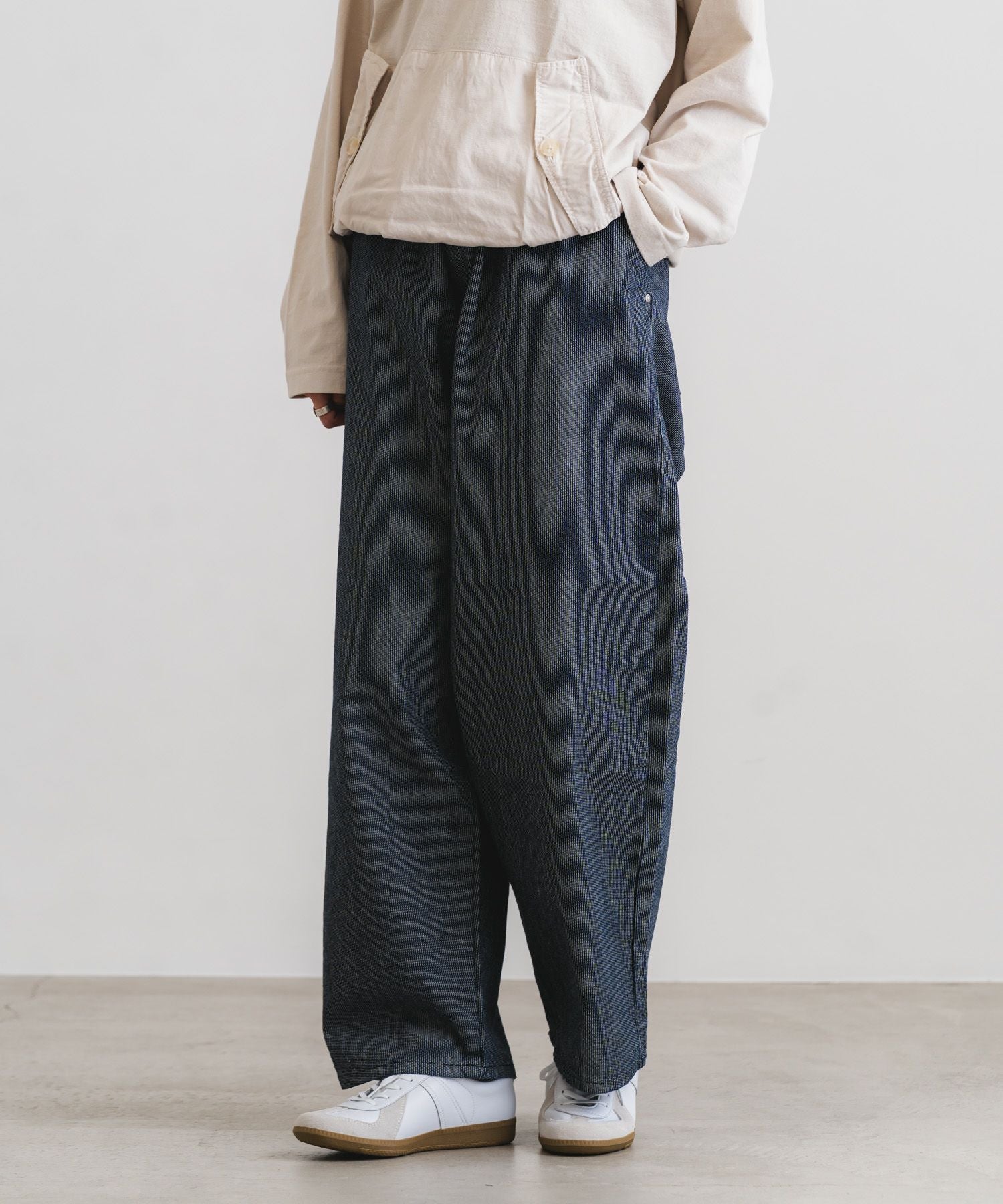 ヒッコリーデニムイージー【UNISEX】 | quadro (クオドロ) 公式サイト