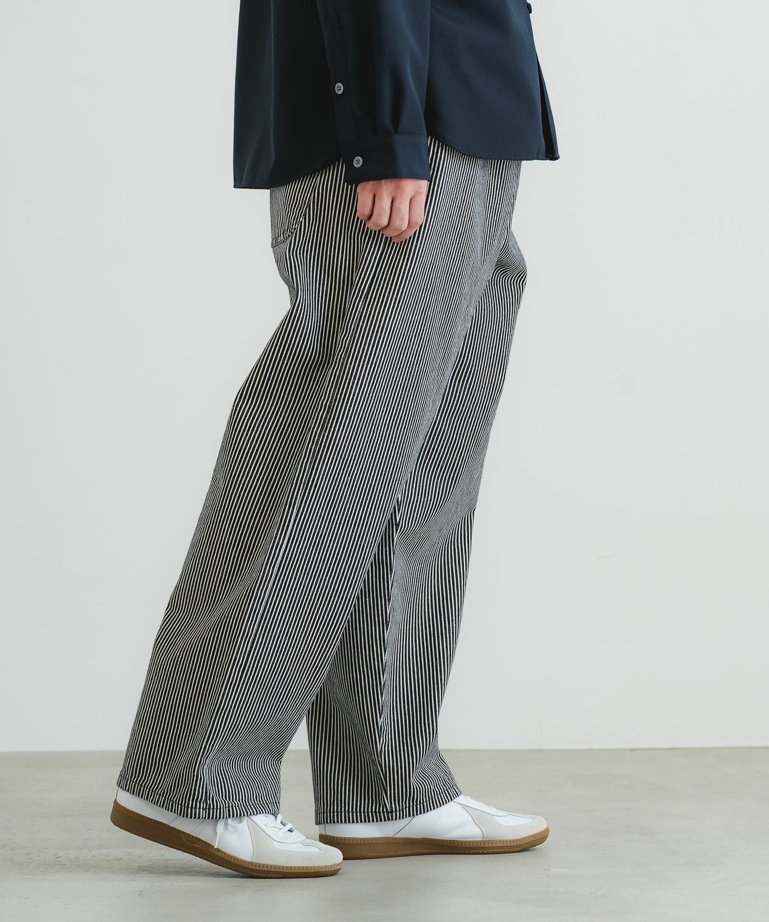ヒッコリーデニムイージー【UNISEX】 | quadro (クオドロ) 公式サイト