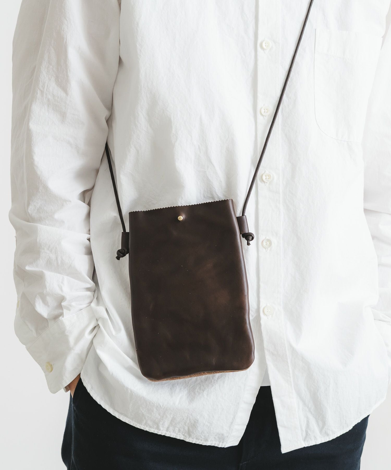 小物 10.61 HORWEEN CHROMEXCEL LEATHER /TINY SACOCHE【WEB限定】 | quadro