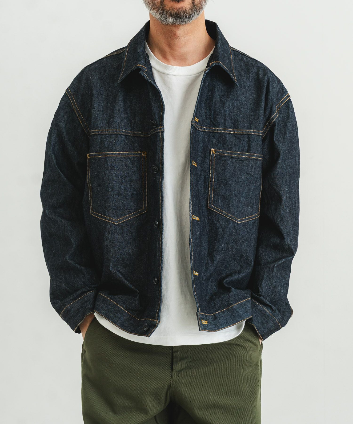 10oz高密度デニムジャケット | quadro (クオドロ) 公式サイト