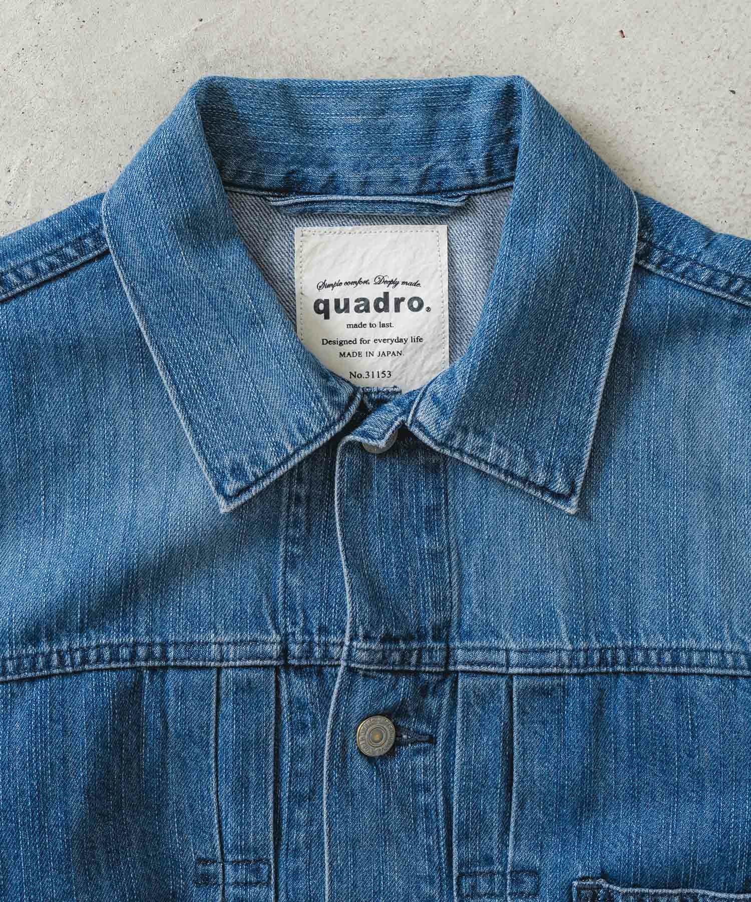 12oz甘織デニムジャケット | quadro (クオドロ) 公式サイト