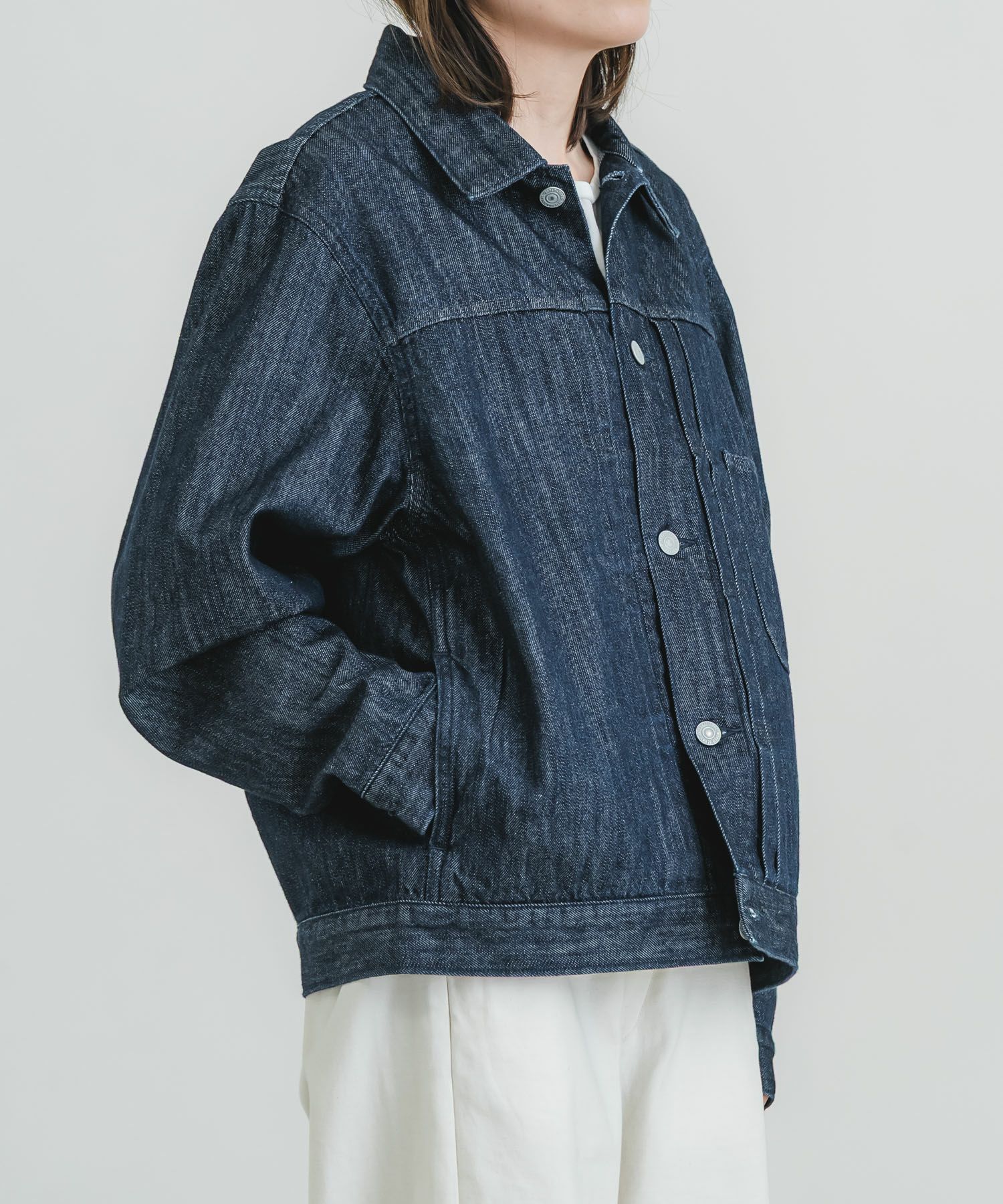 12oz甘織デニムジャケット | quadro (クオドロ) 公式サイト