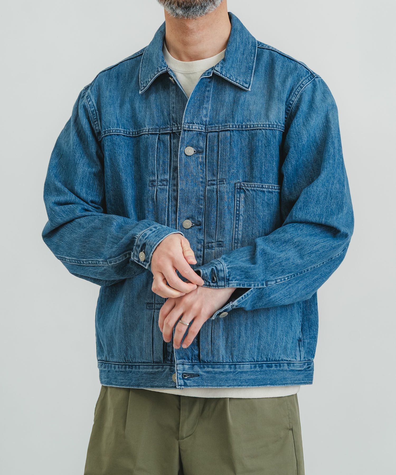 12oz甘織デニムジャケット | quadro (クオドロ) 公式サイト