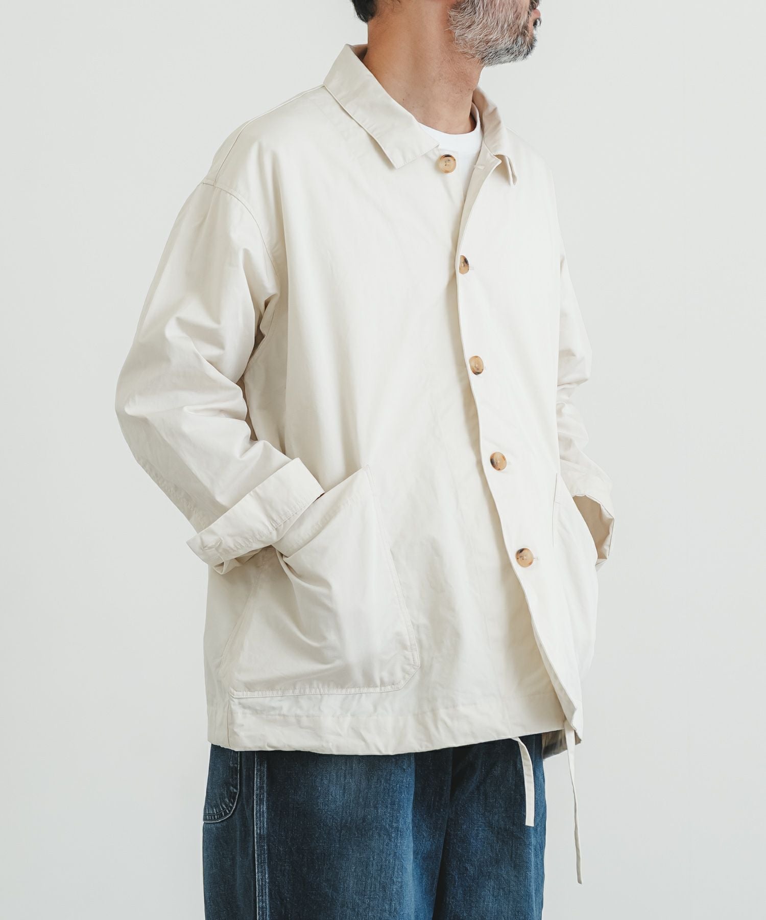 C/L高密度ツイルカバージャケット【MEN】 | quadro (クオドロ) 公式