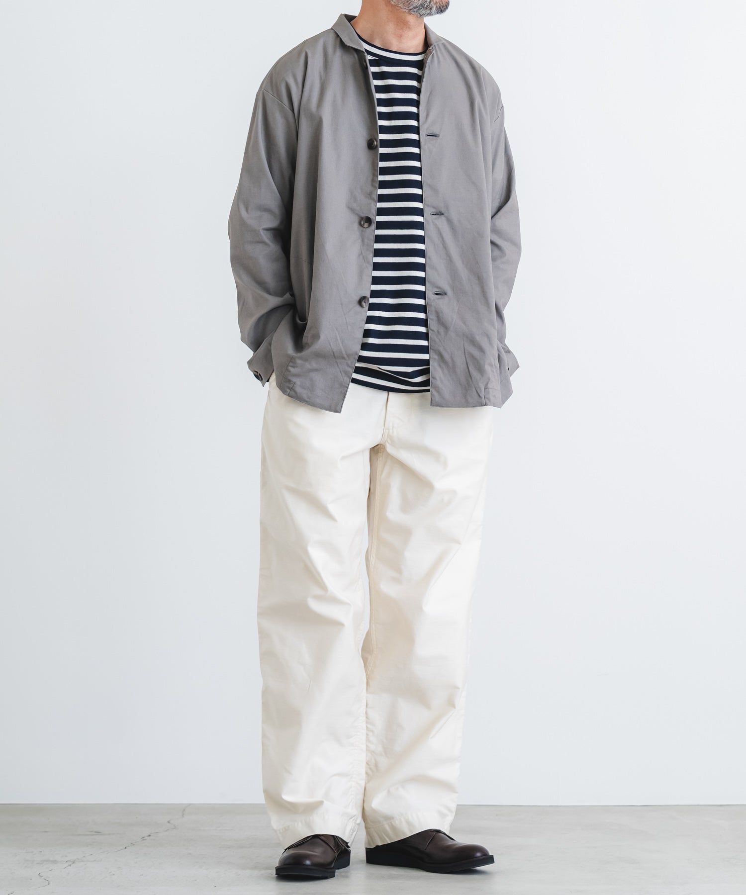 【最高級リネン×絹】ドルガバ MARTINI ジャケット 44 春夏 希少 オーガニックヘンプポリシャンブレーカバーオール | quadro (クオドロ