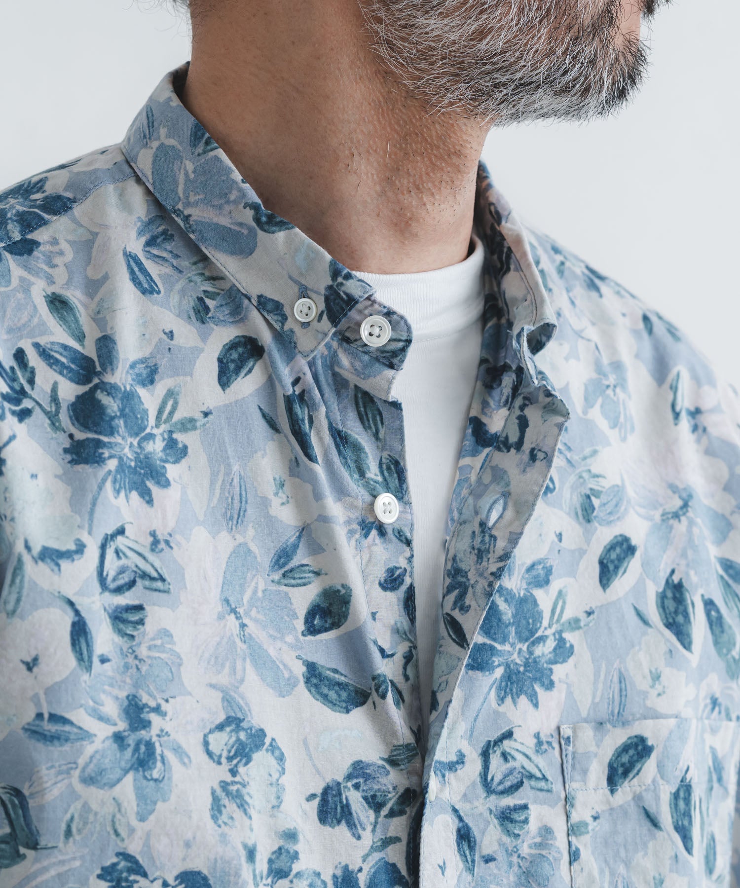 60ローン花柄ptBD半袖シャツ【MEN】 | quadro (クオドロ) 公式サイト